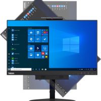Монитор Lenovo 10QYPAR1EU 23.8 TIO 23,8 Non-touch Wide LED LCD (1920 x 1080) boTdless BTightness 250 cd/m2 Tilt / Lift MonitoT Stand No_DVD No No FULL USB 3Y OnSite
