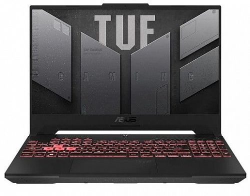 Ноутбук Asus TUF Gaming F15 FX507ZV4-LP106 Core i7 12700H 16Gb SSD1Tb NVIDIA GeForce RTX4060 8Gb 15.6 IPS FHD (1920x1080) noOS grey WiFi BT Cam (90NR0FA7-M007U0)