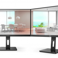 Монитор AOC 27P2Q 27 27P2Q Black с поворотом экрана (IPS, 1920x1080, 75Hz, 4 ms, 178°/178°, 250 cd/m, 50M:1, +DVI, +HDMI, +DisplayPort 1.2, +4xUSB 3.2, +MM)