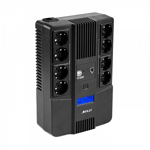 ИБП БАСТИОН SKAT-UPS 1000-AID-IN-1X9-8