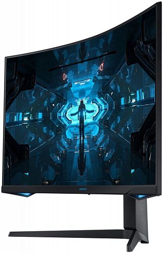 Монитор Samsung LC27G75TQSIXCI 27, черный VA QLED изогнутый GAMING-монитор Odyssey G7 2560x1440 1ms 2500:1 600cd 178/178 HDMI 2*DP USB-hub 240Hz G-Sync HDR600 HAS Pivot Black
