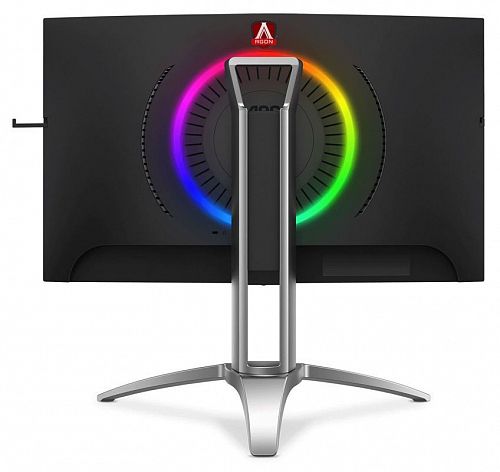 Монитор AOC AG273QCX 27 AOC AGON AG273QCX Black-Silver (VA, LED, изогнутый, 2560x1440, 144Hz, 1 ms, 178°/178°, 400 cd/m, 50M:1, +2xHDMI 2.0, +2xDisplayPort 1.2, +4xUSB, +MM, +регулировка по высоте)