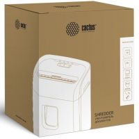 Шредер Cactus CS-SH-10-15-4X12 (секр.P-4)/фрагменты/10лист./15лтр./скрепки/скобы/пл.карты