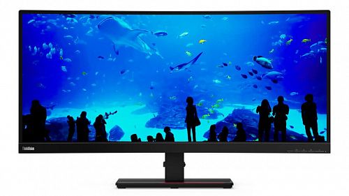 Монитор Lenovo 61F3GAT1EU 34 ThinkVision T34w-20 Curved 21:9 VA 3440x1440 4ms 3000:1 350 178/178 //HDMI 2.0/DP 1.2/USB-C/Tilt, lift