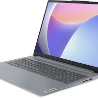 Ноутбук Lenovo IdeaPad Slim 3 15IRU8 Core i3 1305U 8Gb SSD256Gb Intel UHD Graphics 15.6 TN FHD (1920x1080) noOS grey WiFi BT Cam (82X7004BPS)