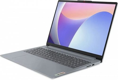 Ноутбук Lenovo IdeaPad Slim 3 15IRU8 Core i3 1305U 8Gb SSD256Gb Intel UHD Graphics 15.6 TN FHD (1920x1080) noOS grey WiFi BT Cam (82X7004BPS)