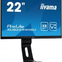 Монитор IIYAMA 21.5 ProLite XUB2294HSU-B1 черный VA LED 4ms 16:9 HDMI M/M матовая HAS Pivot 1000:1 250cd 178гр/178гр 1920x1080 D-Sub DisplayPort FHD USB 4.7кг