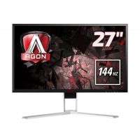 Монитор AOC AG271QX 27 AOC AGON AG271QX Black-Red с поворотом экрана (LED, 2560x1440, 144Hz, 1 ms, 170°/160°, 350 cd/m, 50M:1, +DVI, +2xHDMI, +DisplayPort, +4xUSB, +MM, +MHL, FreeSync™)