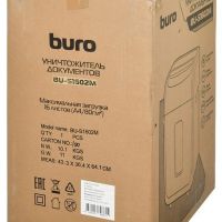 BURO OS1602MI Уничтожитель бумаг BURO Office BU-S1602M,  P-5,  5x32  мм [os1602mi]