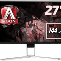 Монитор AOC AG271QG 27 AOC AGON AG271QG Black-Red с поворотом экрана (IPS, LED, 2560x1440, 165Hz, 4 ms, 178°/178°, 350 cd/m, 50M:1, +HDMI, +DisplayPort, +4xUSB, +MM, NVIDIA G-SYNC)