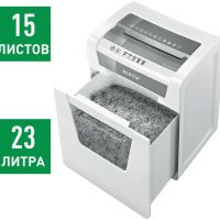 Leitz 80030000 Шредер Leitz IQ Office (секр.P-4)/фрагменты/15лист./23лтр./скрепки/скобы
