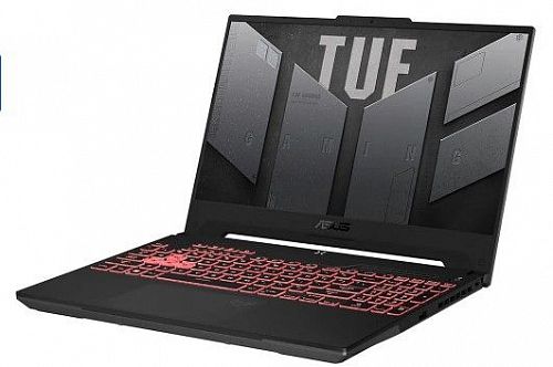 Ноутбук Asus TUF Gaming F15 FX507ZV4-LP106 Core i7 12700H 16Gb SSD1Tb NVIDIA GeForce RTX4060 8Gb 15.6 IPS FHD (1920x1080) noOS grey WiFi BT Cam (90NR0FA7-M007U0)