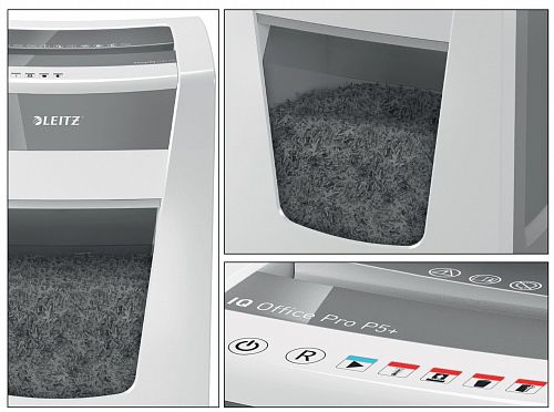Leitz 80040000 Шредер Leitz IQ Office Pro (секр.P-5)/фрагменты/15лист./30лтр./скрепки/скобы