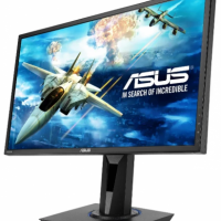 Монитор ASUS 90LM02V0-B01370 24 ASUS VG245H Black (LED, Wide, 1920x1080, 1ms, 170°/160°, 250 cd/m, 100,000,000:1, +2хHDMI, +MM, )