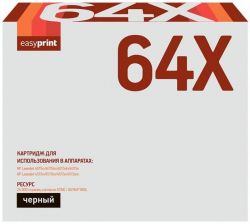 Лазерный картридж EasyPrint CC364X для принтеров HP LaserJet 4014n, 4014dn, 4015n, 4015tn, 4015dn, 4015x, 4515n, 4515x, 4515xm, P4014, черный, 24000 страниц