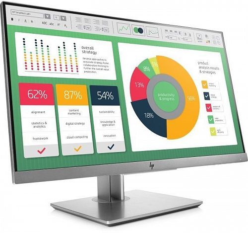 Монитор ЖК HP EliteDisplay E223 LED 21,5,1920 x 1080,60 Гц,IPS,5 мс,1000:1,250 кд/м2,178°/178°,VGA,HDMI 1.4,(1FH45AA)