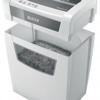 Leitz 80090000 Шредер Leitz IQ Home Office (секр.P-4)/фрагменты/10лист./23лтр./скрепки/скобы