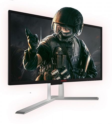 Монитор AOC AG251FG 25 AOC AGON AG251FG Black-Red (LED, 1920x10800, 240Hz, 1 ms, 170°/160°, 400 cd/m, 50M:1, +HDMI, +DisplayPort, +4xUSB, +MM, NVIDIA G-SYNC, +регулировка по высоте)
