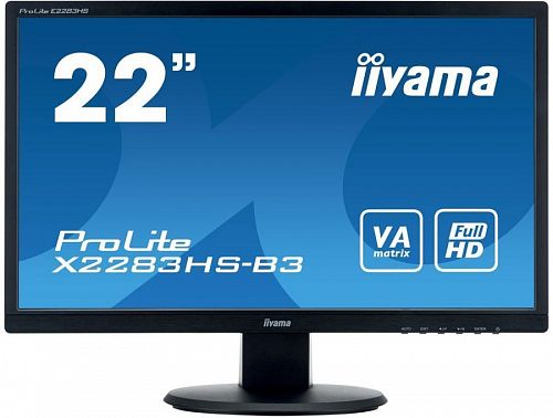 Монитор ЖК IIYAMA X2283HS-B3 21.5, черный