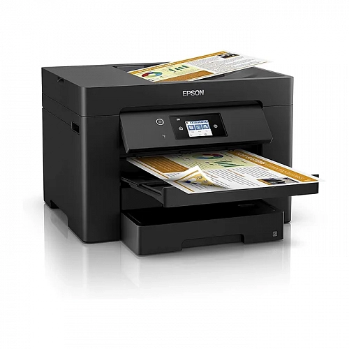 МФУ EPSON WorkForce WF-7830DTWF, формат А4, цветной, струйный, черный (C11CH68403)